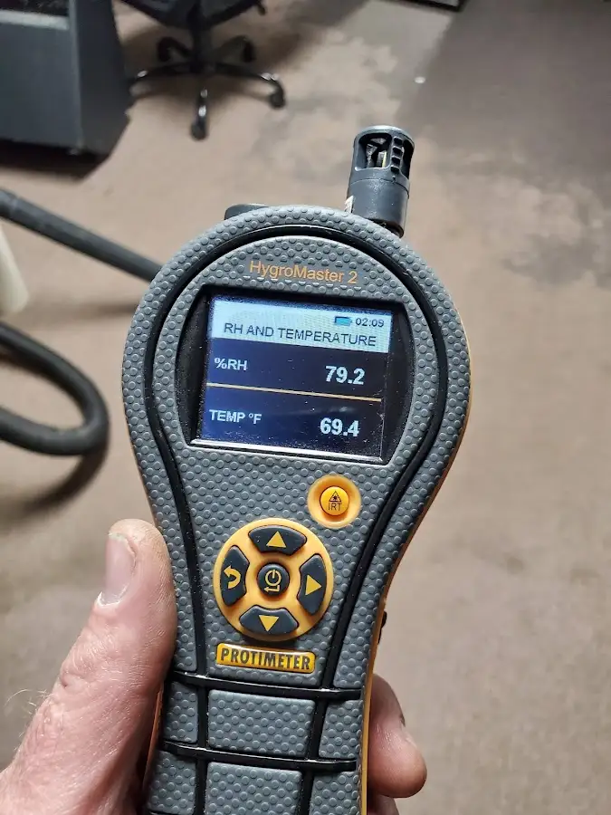 Moisture meter humidity assessment for Mold Remediation & Removal in Asbury